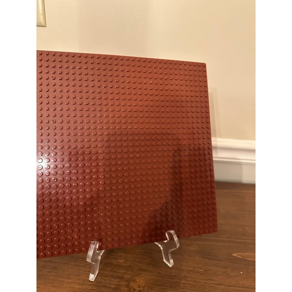 Vintage Lego Baseplate 32x32 Stud Brown Building Board 10" x 10" - Picture 2 of 4